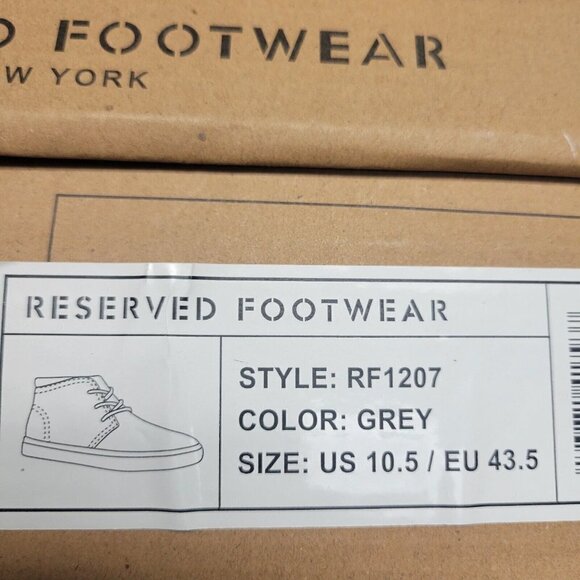 RESERVED Footwear RF1207 Chukka Shoes Men's. Size10.5. New With Tags $118 - Picture 8 of 8